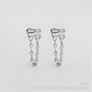 Boucles d'oreilles en Argent