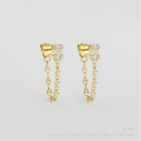 Boucles d'oreilles en Argent