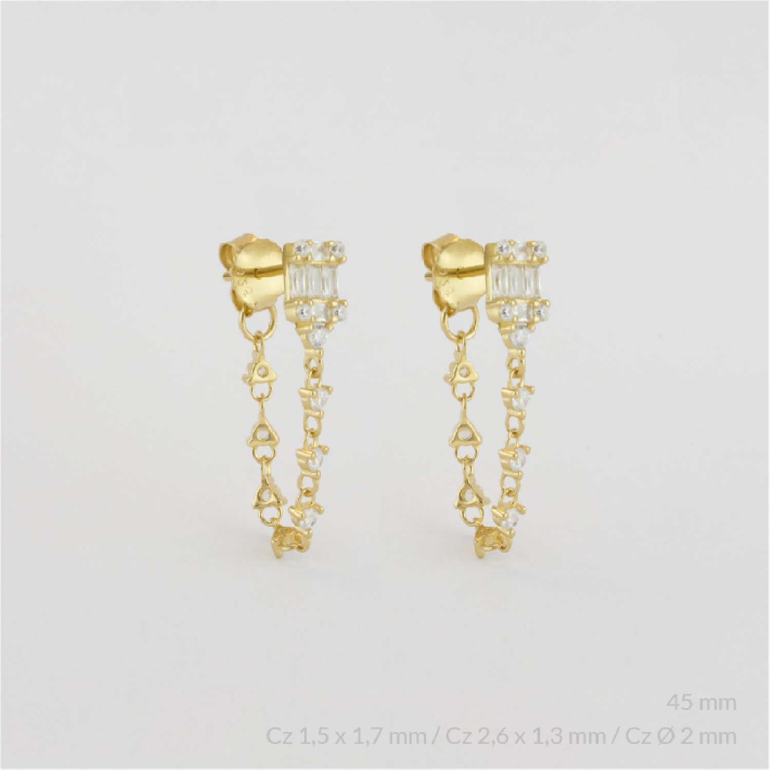 Pendientes de Plata de Ley