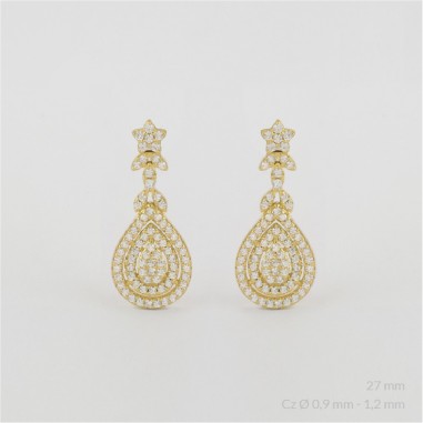 Pendientes de Plata de Ley