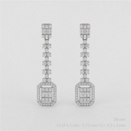 Pendientes de Plata de Ley