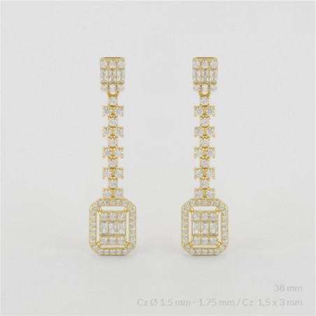 Boucles d'oreilles en Argent