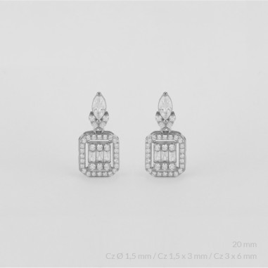 Boucles d'oreilles en Argent
