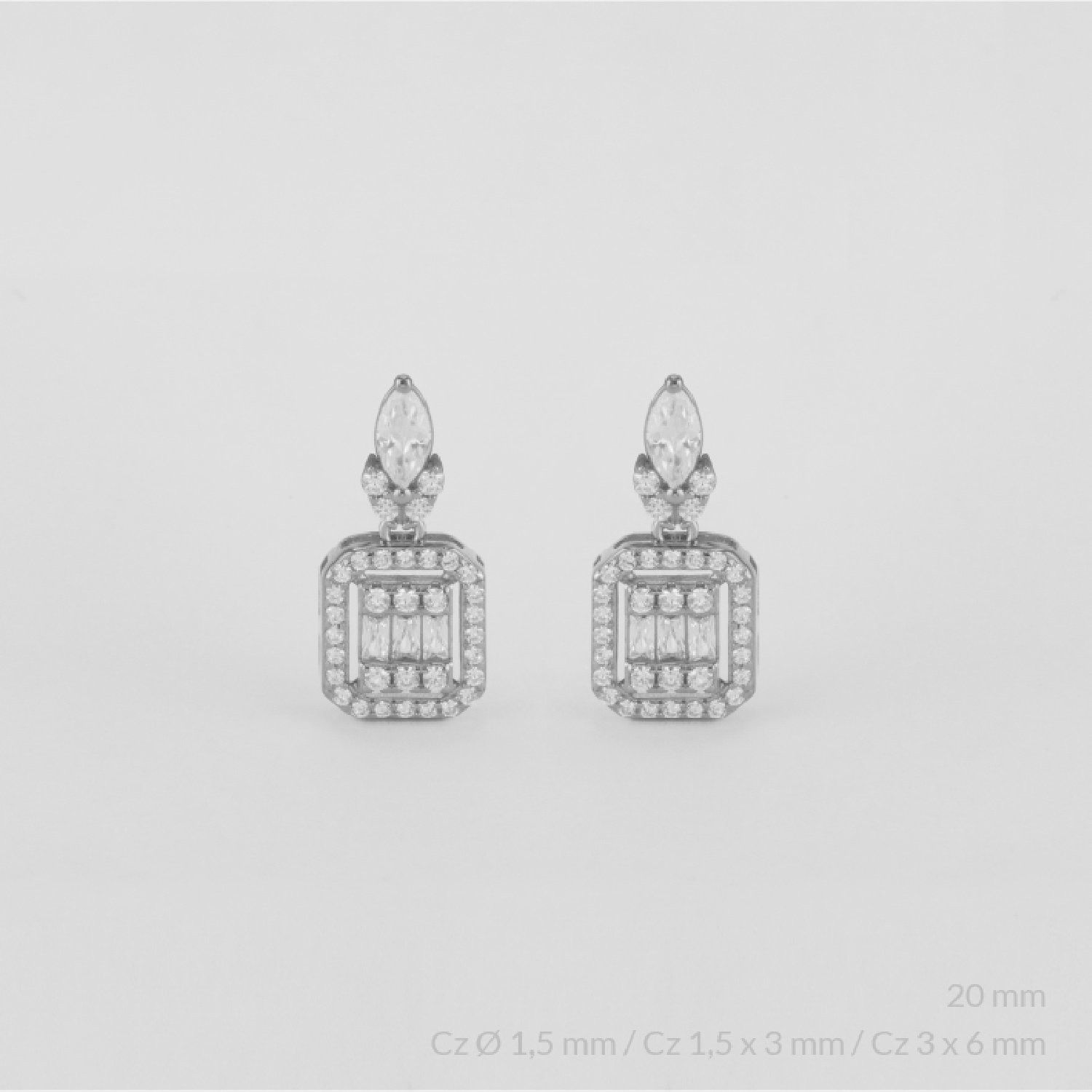 Pendientes de Plata de Ley