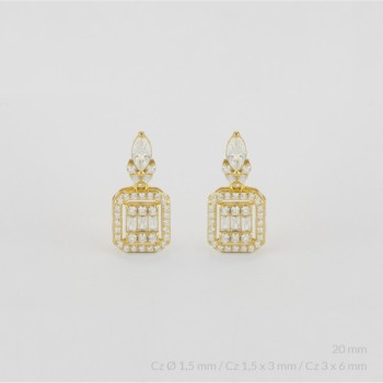 Pendientes de Plata de Ley