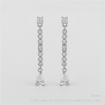 Boucles d'oreilles en Argent