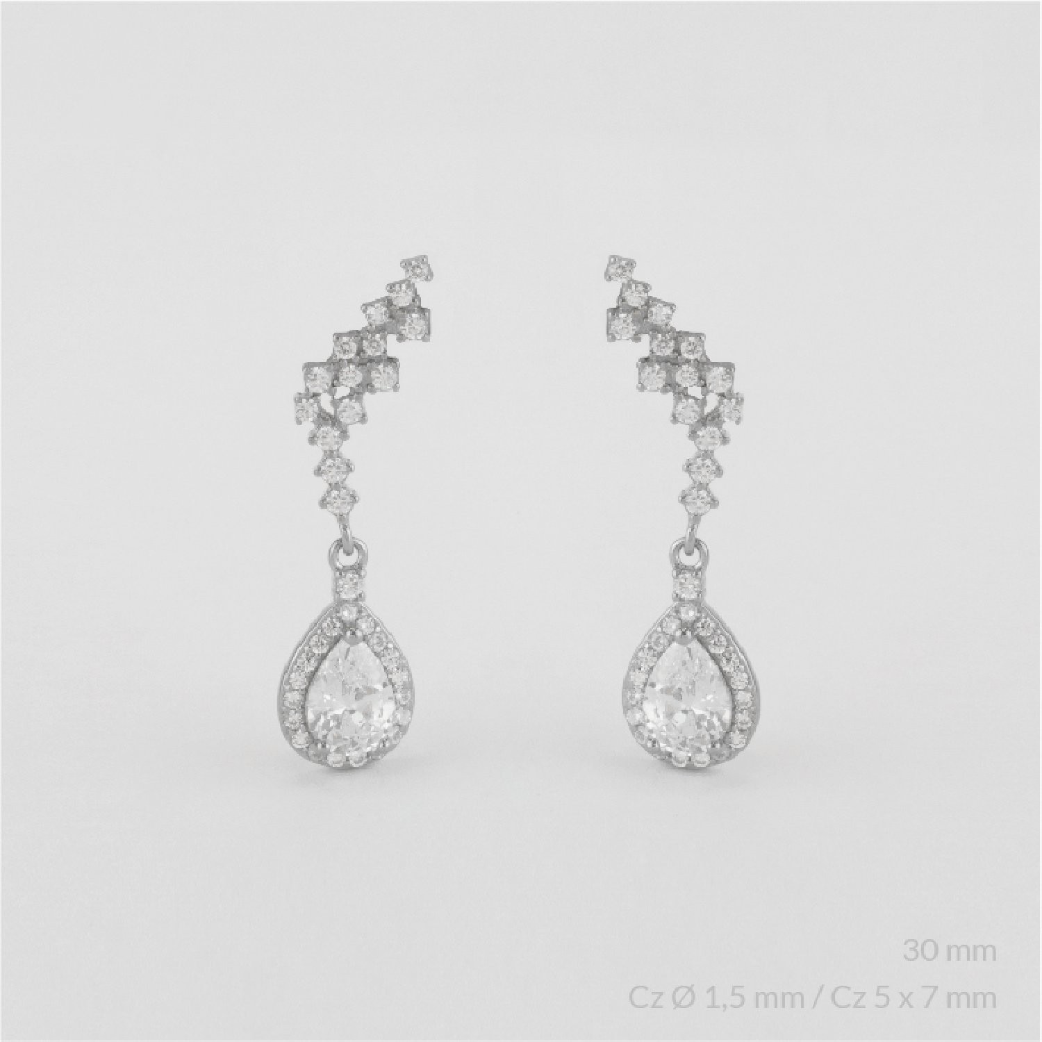 Pendientes de Plata de Ley