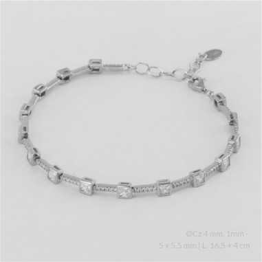 Pulseira de Prata Esterlina