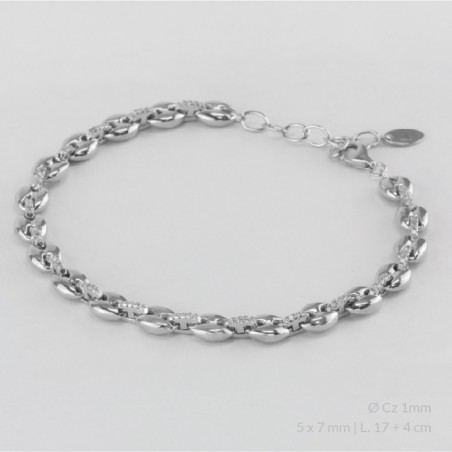 Pulsera de Plata de Ley