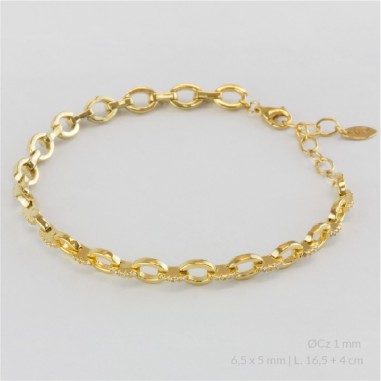 Pulseira de Prata Esterlina