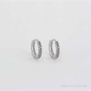 Silver Hoops | Ø10 mm