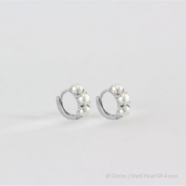 Brincos de Prata Esterlina | Ø10 mm