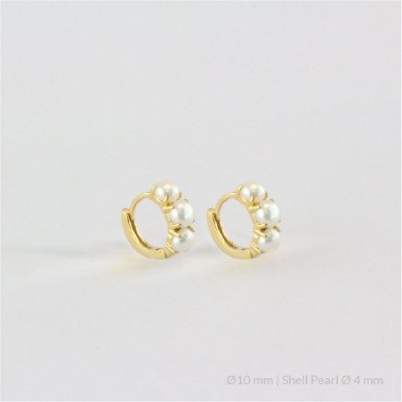 Silver Earrings | Ø10 mm