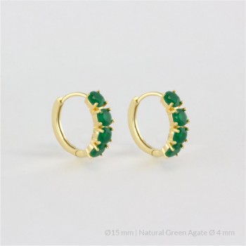 Silver Earrings | Ø15 mm