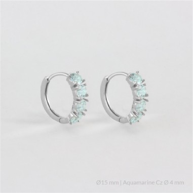 Silver Earrings | Ø15 mm