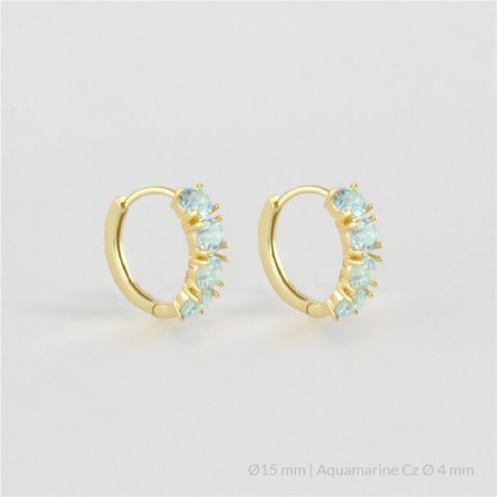 Brincos de Prata Esterlina | Ø15 mm