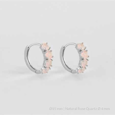 Boucles d'oreilles en Argent | Ø15 mm