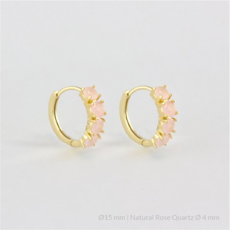 Boucles d'oreilles en Argent | Ø15 mm