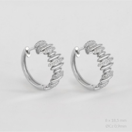 Boucles d'oreilles en Argent