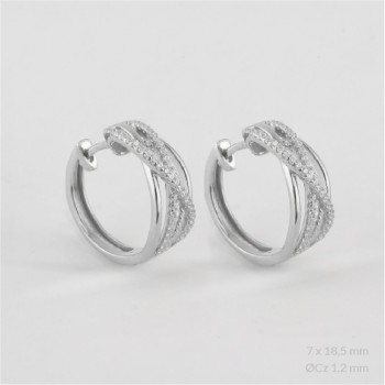 Boucles d'oreilles en Argent