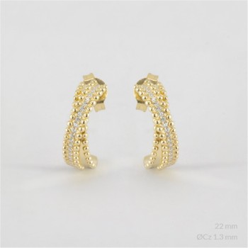 Boucles d'oreilles en Argent
