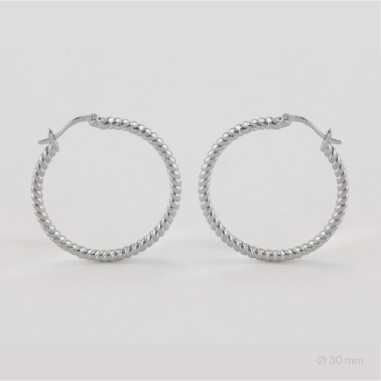 Argolas de Prata Esterlina | Ø30 mm