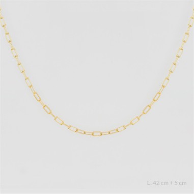 Chaîne en Argent Sterling | 42+5 cm de chaîne d'extension