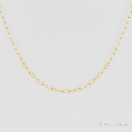 Chaîne en Argent Sterling | 42+5 cm de chaîne d'extension