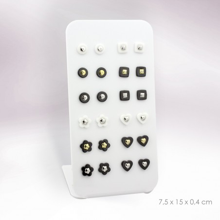 Expositor - 12 pares de brincos (com cerâmica)