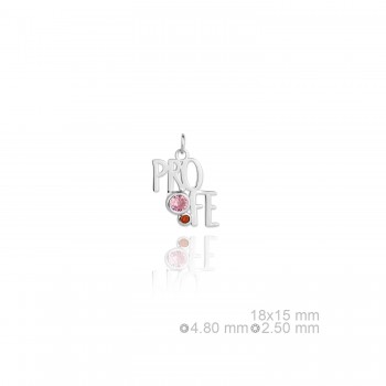 Colgante Profe Circ Rosa