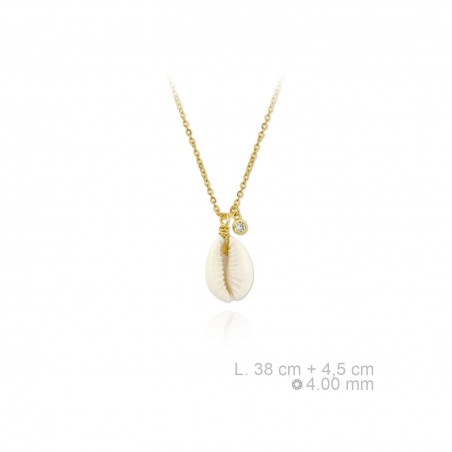 Silver Necklaces with Mother of Pearl 