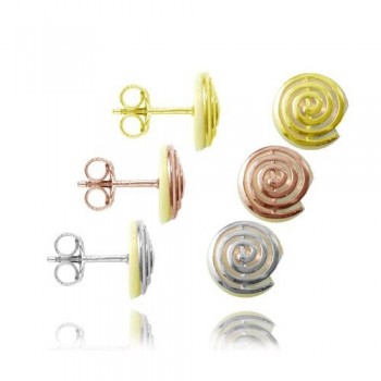 Pendientes nácar espiral...