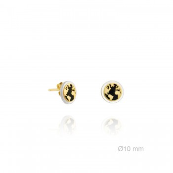 Silver Earrings with Mother...