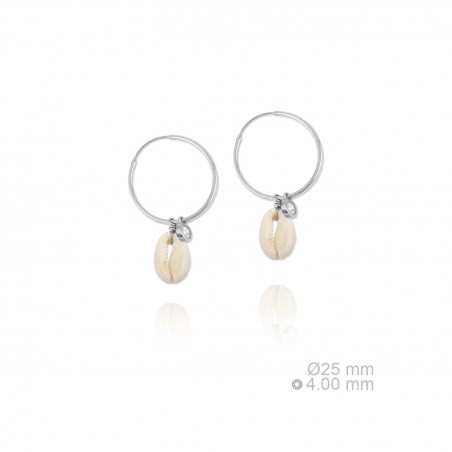 Boucles d'oreilles en Argent