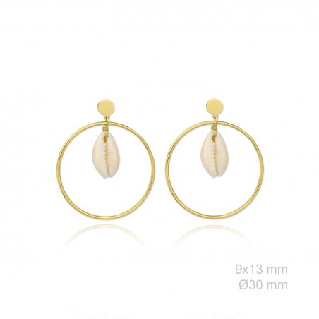 Silver Earrings with Mother of Pearls