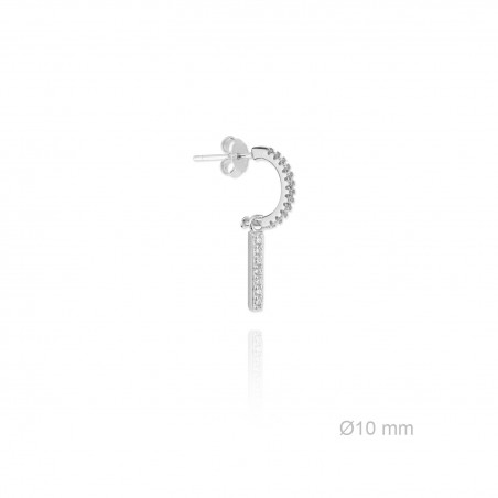 Boucles d'oreilles en Argent | I