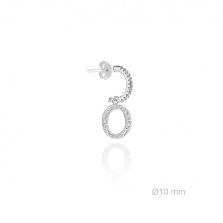 Boucles d'oreilles en Argent | O
