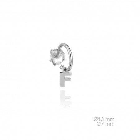 Boucles d'oreilles en Argent | F