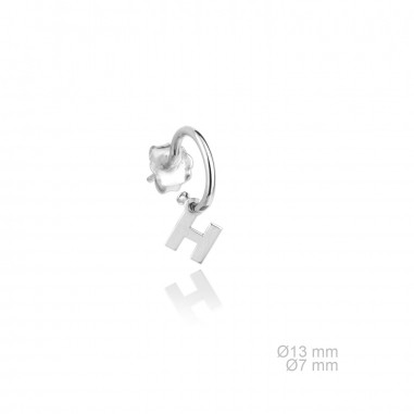 Boucles d'oreilles en Argent | H