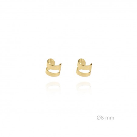 Ear Cuff Dobles Dorados
