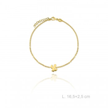 Pulsera cadena Cactus Dorada