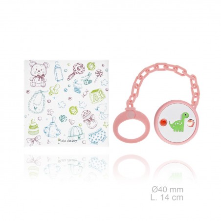 Chupetero redondo de plata de ley