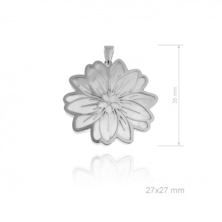 Colgante Flor Nácar